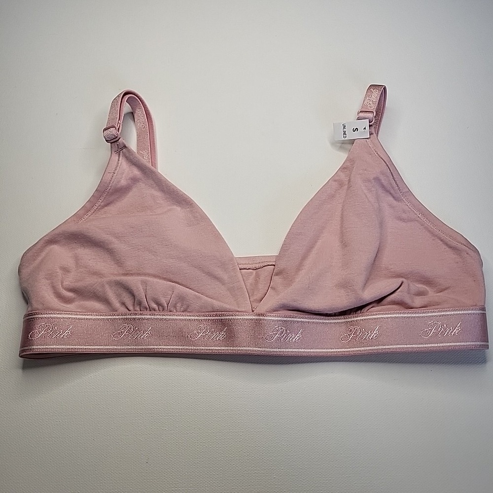 Pink Victorias Secret Women's‎ Pink Adjustable Strap Triangle Bralette